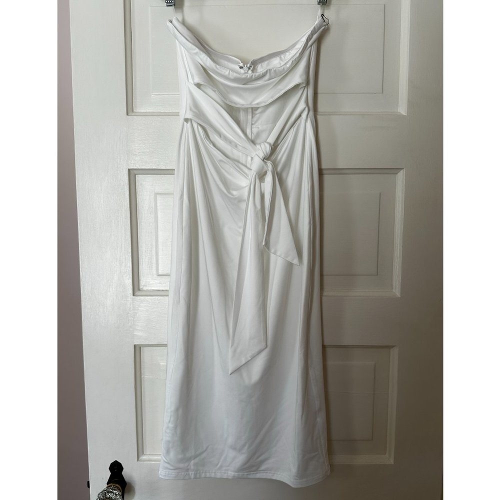 Superdown Sheyla Tube Midi Dress Size Medium - Picture 8 of 9